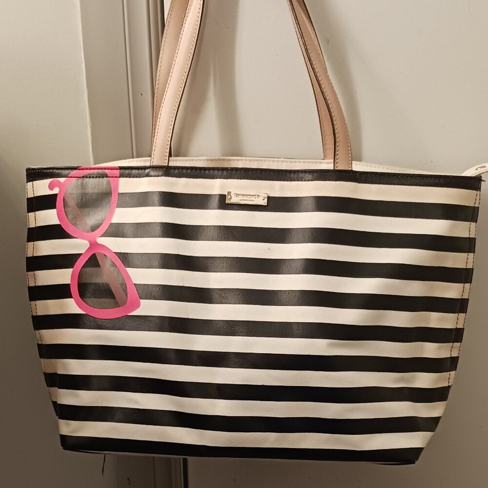 Kate Spade Splash Out Stripe Sunglasses Beach Tote